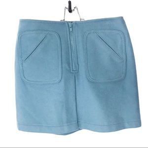 Mod style Wool mini skirt